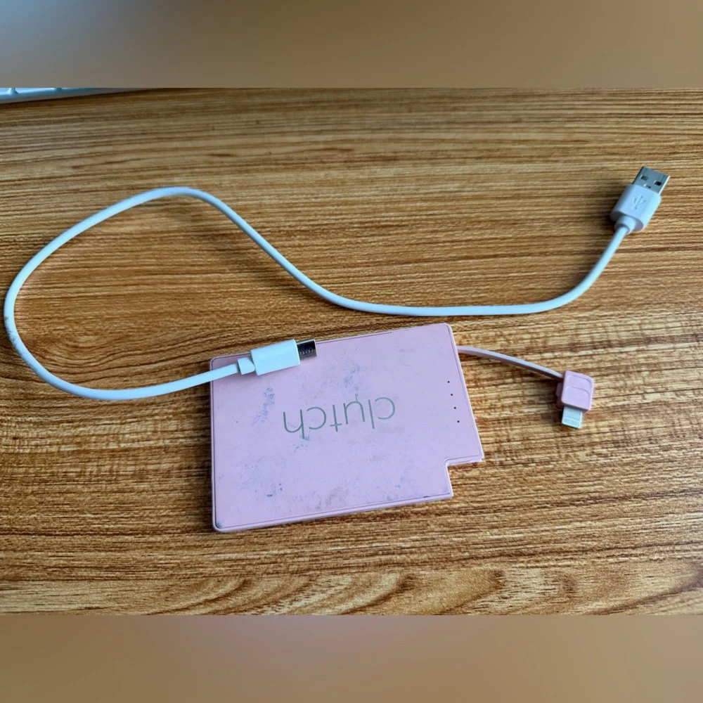 Pink Clutch Portable Charger - Picture 7 of 7